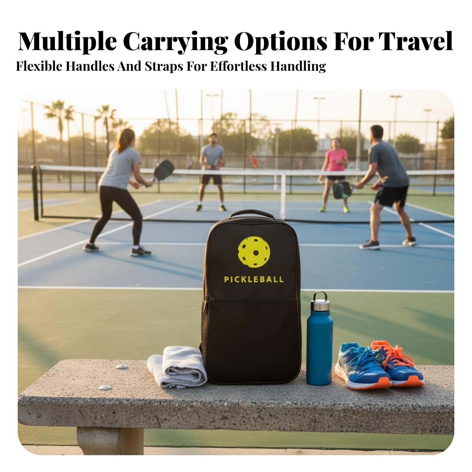 Pickleball Paddle - Pickleball Paddle Bag Waterproof Pickleball Racket