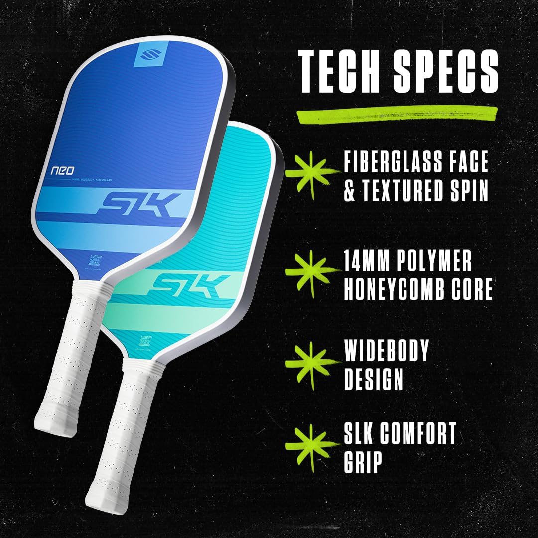 SLK Neo Graphite Neo Fiberglas - Pickleball Paddle recensione e prezzo