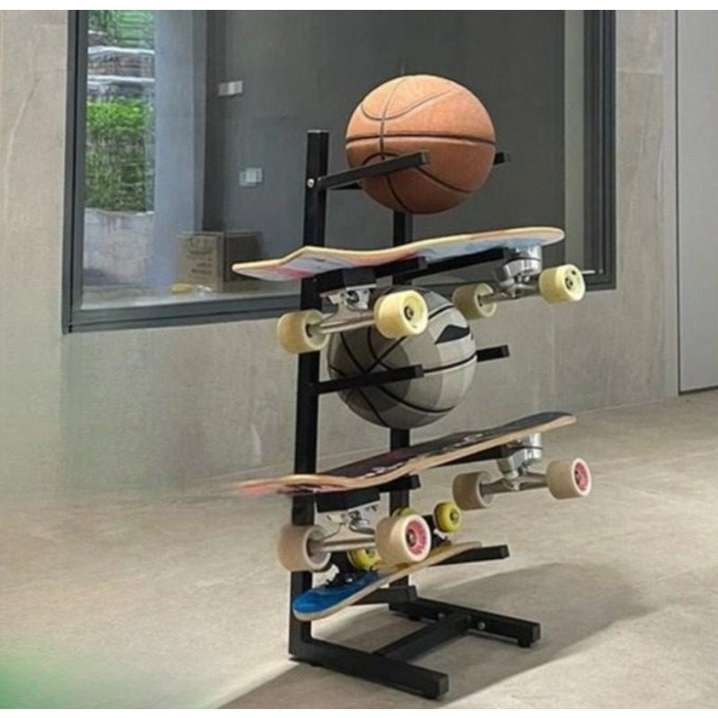 Skateboard Equipment Rack Inte - Sports Equipment Basketball recensione e prezzo