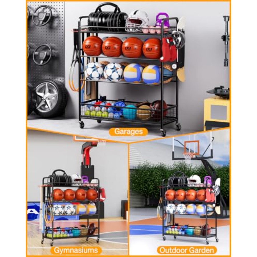 Garage Sports Equipment Organi - Sports Equipment Outdoor Storage recensione e prezzo