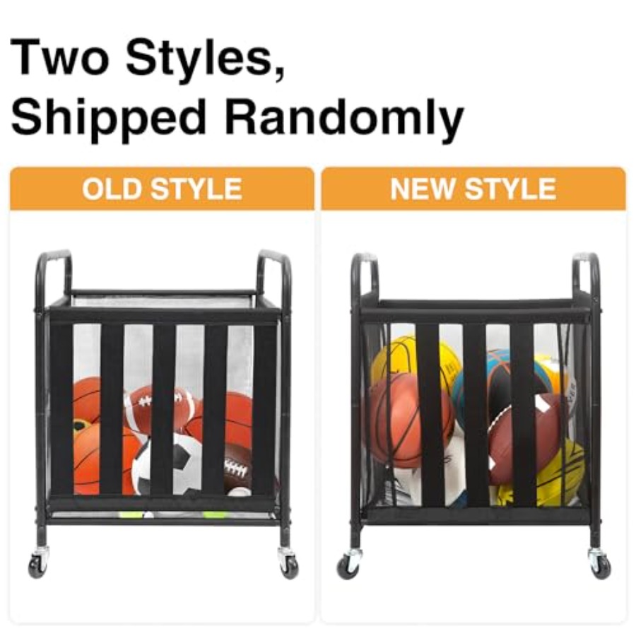 Rolling Sports Ball Storage Ca - Sports Equipment Basketball recensione e prezzo