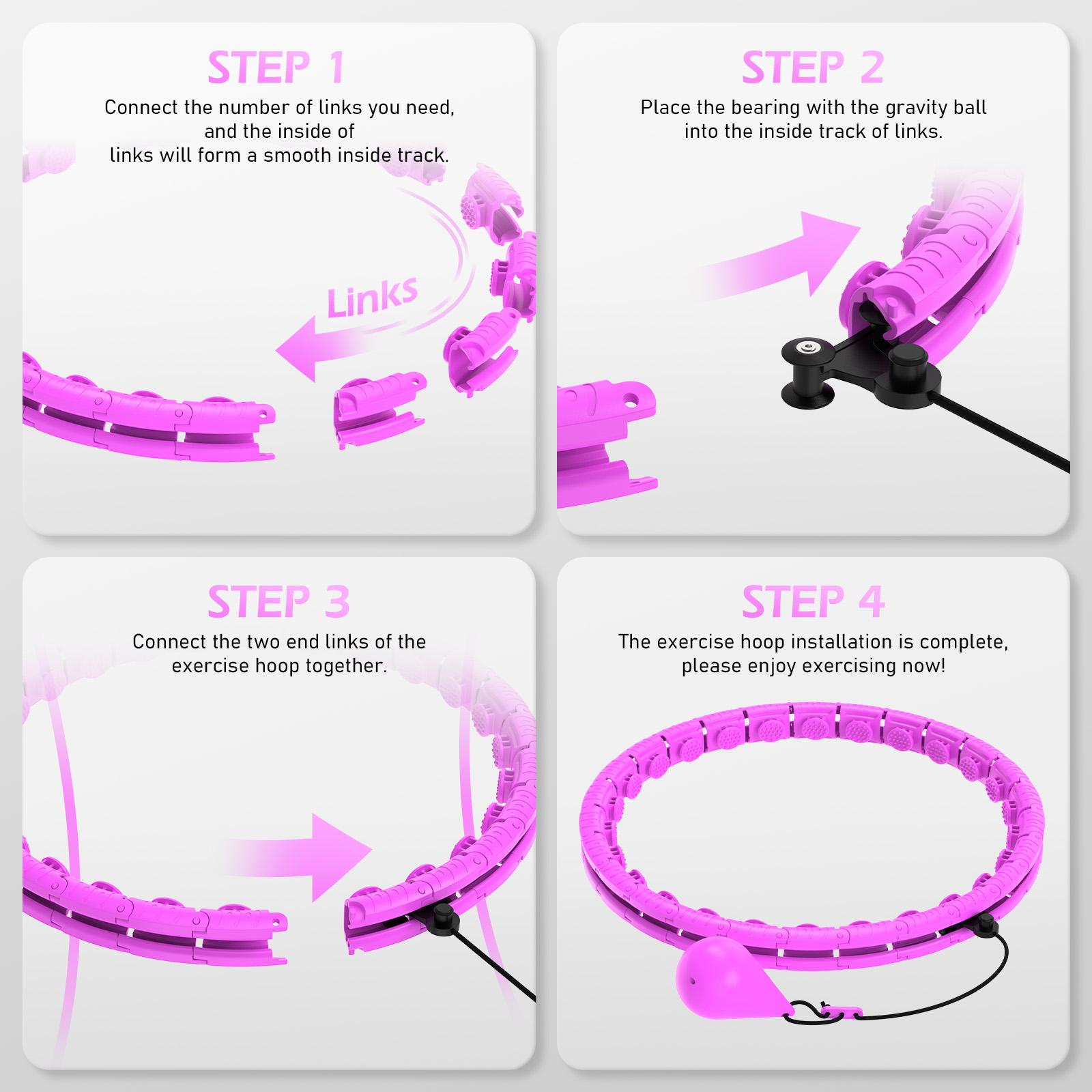 Smart Weighted Exercise Hoop 3 - Sports Equipment Near Me recensione e prezzo