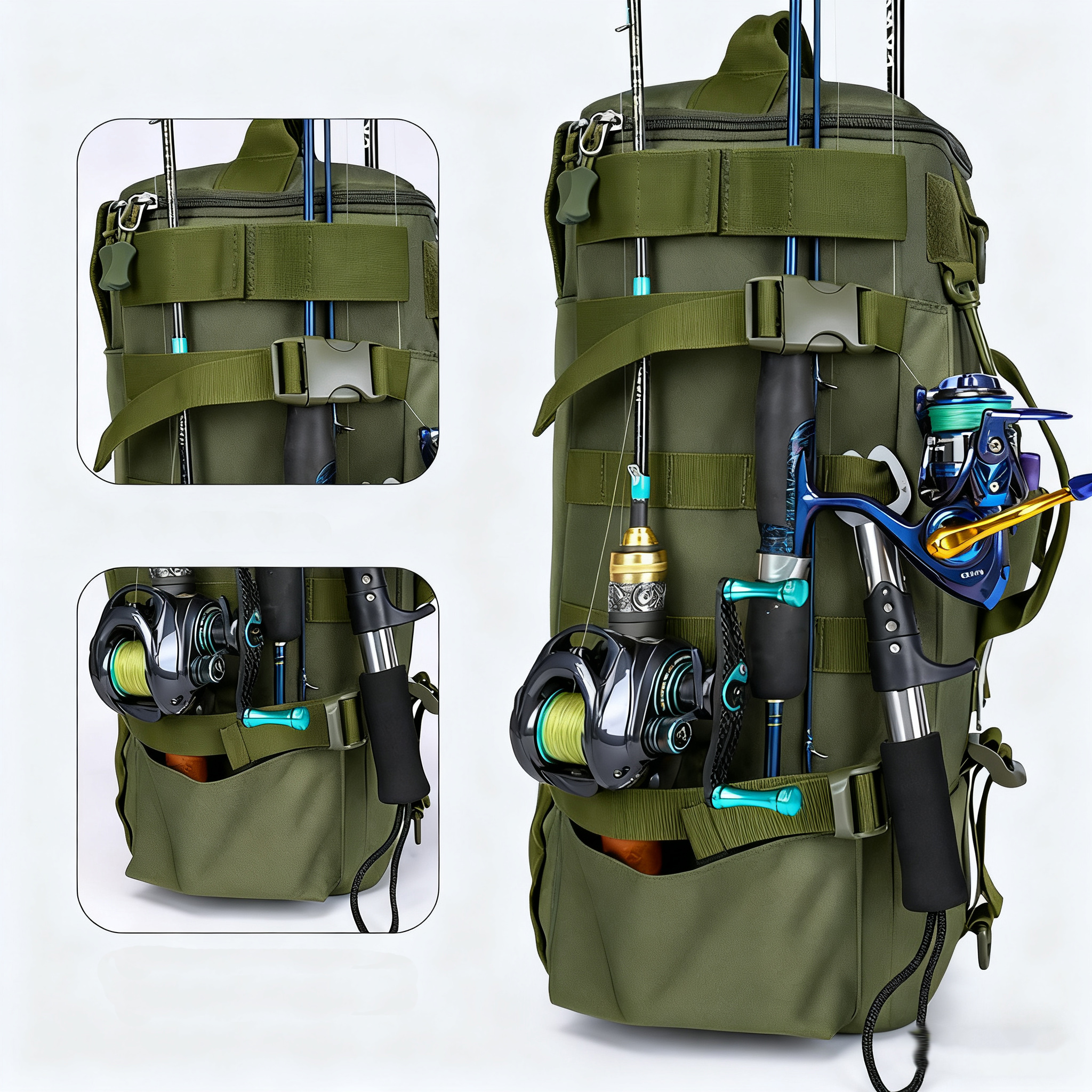 Multifunctional Fishing Backpa - Sports Equipment Outdoor Storage recensione e prezzo