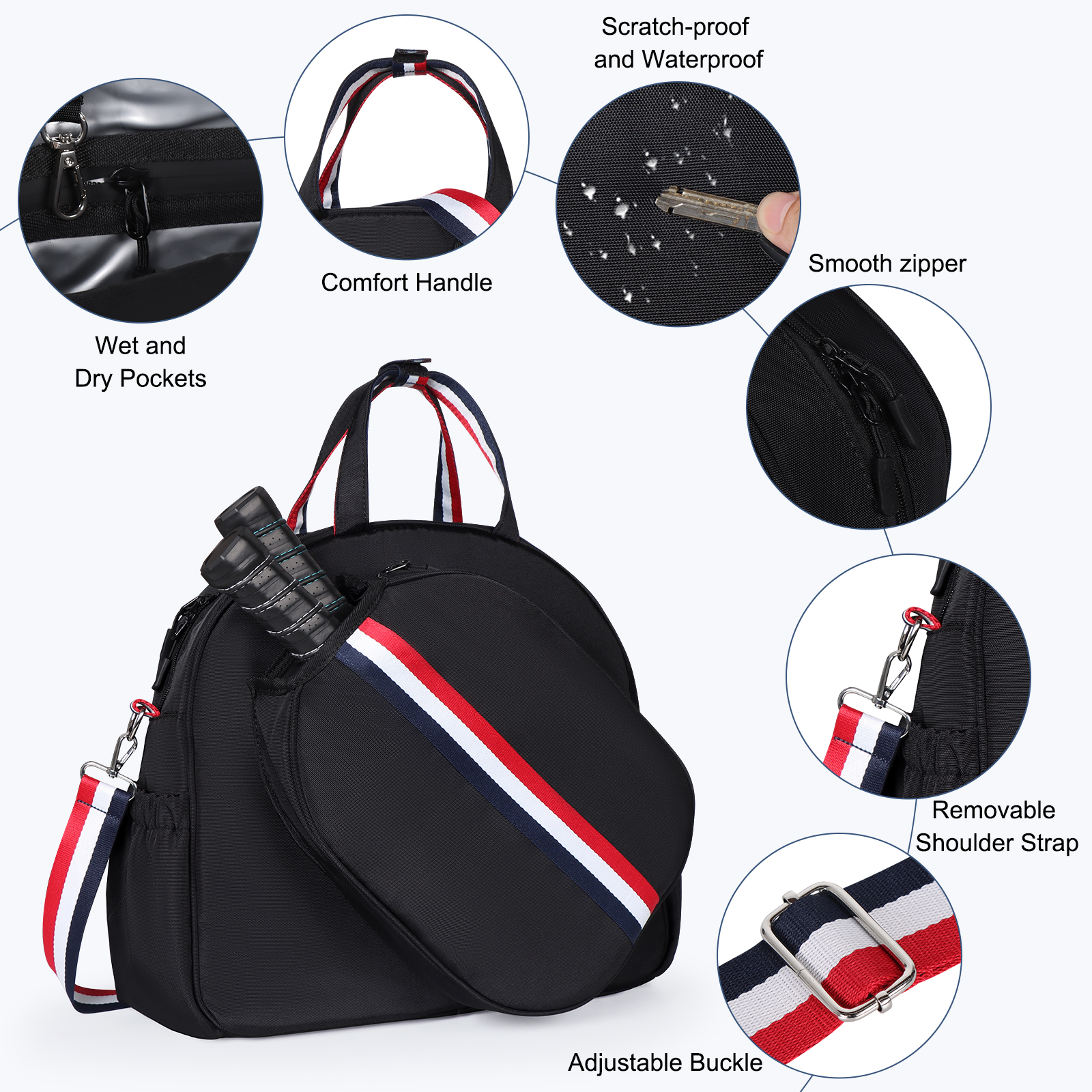 Multi-Sport Equipment Backpack - Pickleball Paddle recensione e prezzo