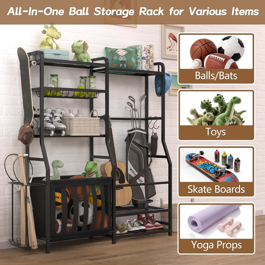 Garage Sports Equipment Organi - Sports Equipment Outdoor Storage recensione e prezzo