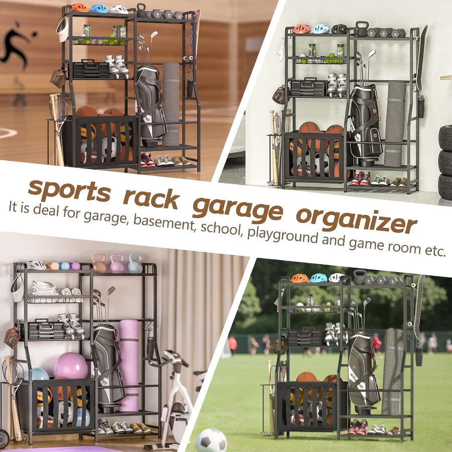 Garage Sports Equipment Organi - Sports Equipment Outdoor Storage recensione e prezzo