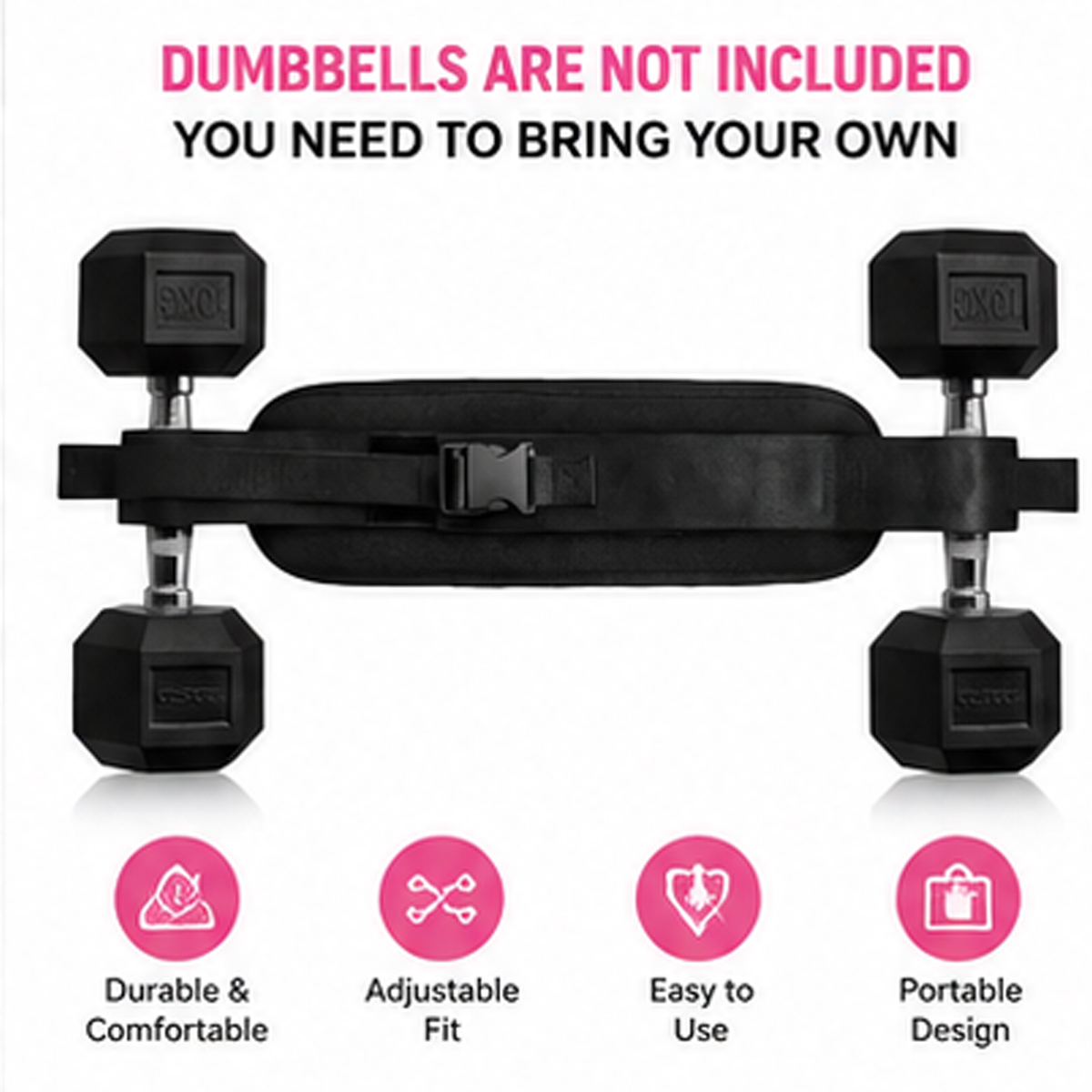 Heavy Duty Nylon Hip Thrust Be - Sports Equipment Near Me recensione e prezzo