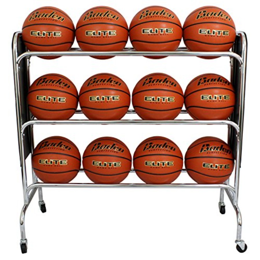 Steel Basketball Rack with Whe - Sports Equipment Basketball recensione e prezzo