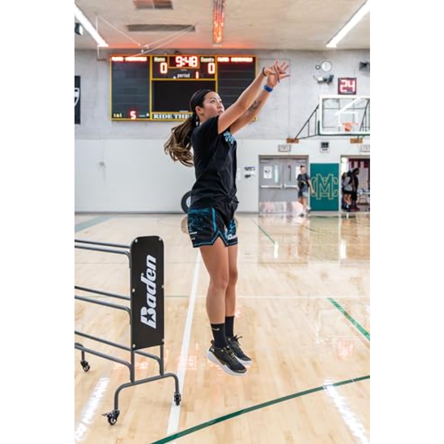 Steel Basketball Rack with Whe - Sports Equipment Basketball recensione e prezzo