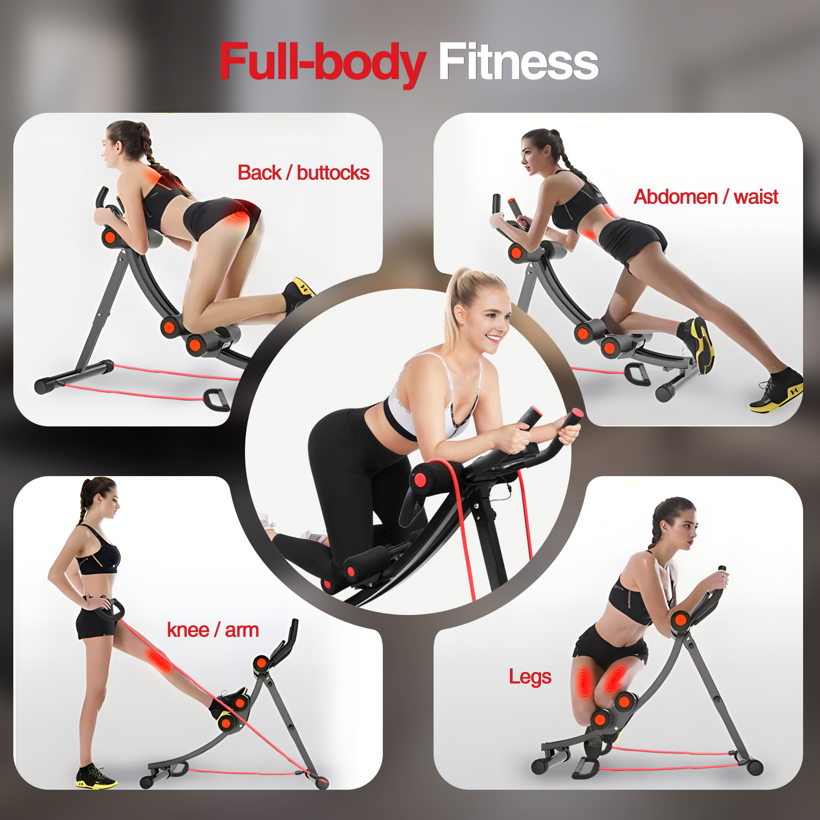 GIKPAL Foldable Ab Machine Ab  - Sports Equipment Near Me recensione e prezzo