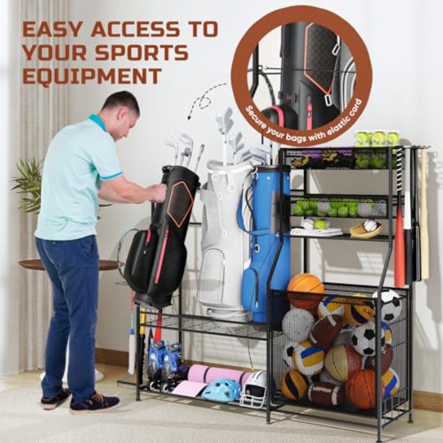 Garage Sports Equipment Organi - Sports Equipment Basketball recensione e prezzo