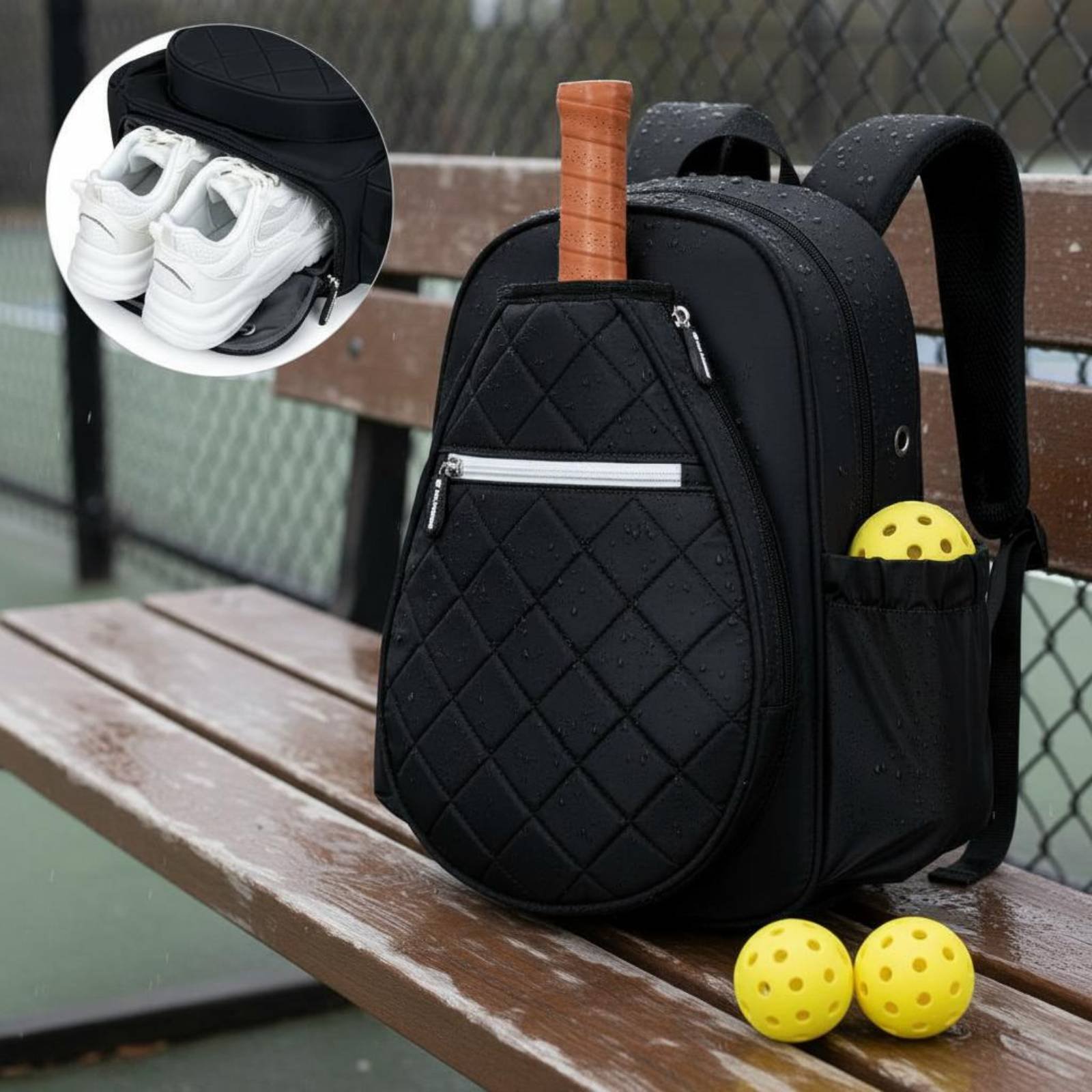 Quilted Pickleball Backpack Li - Pickleball Paddle recensione e prezzo