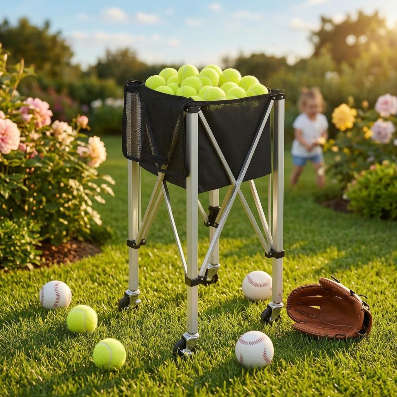 Foldable Ball Vehicle Aluminum - Sports Equipment Basketball recensione e prezzo