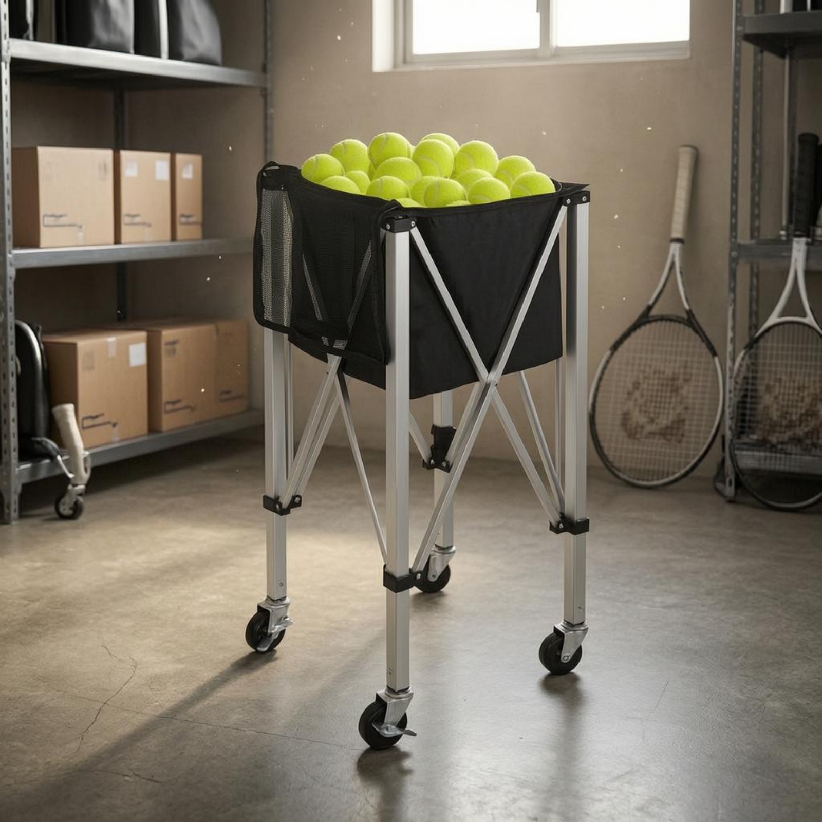 Foldable Ball Vehicle Aluminum - Sports Equipment Basketball recensione e prezzo
