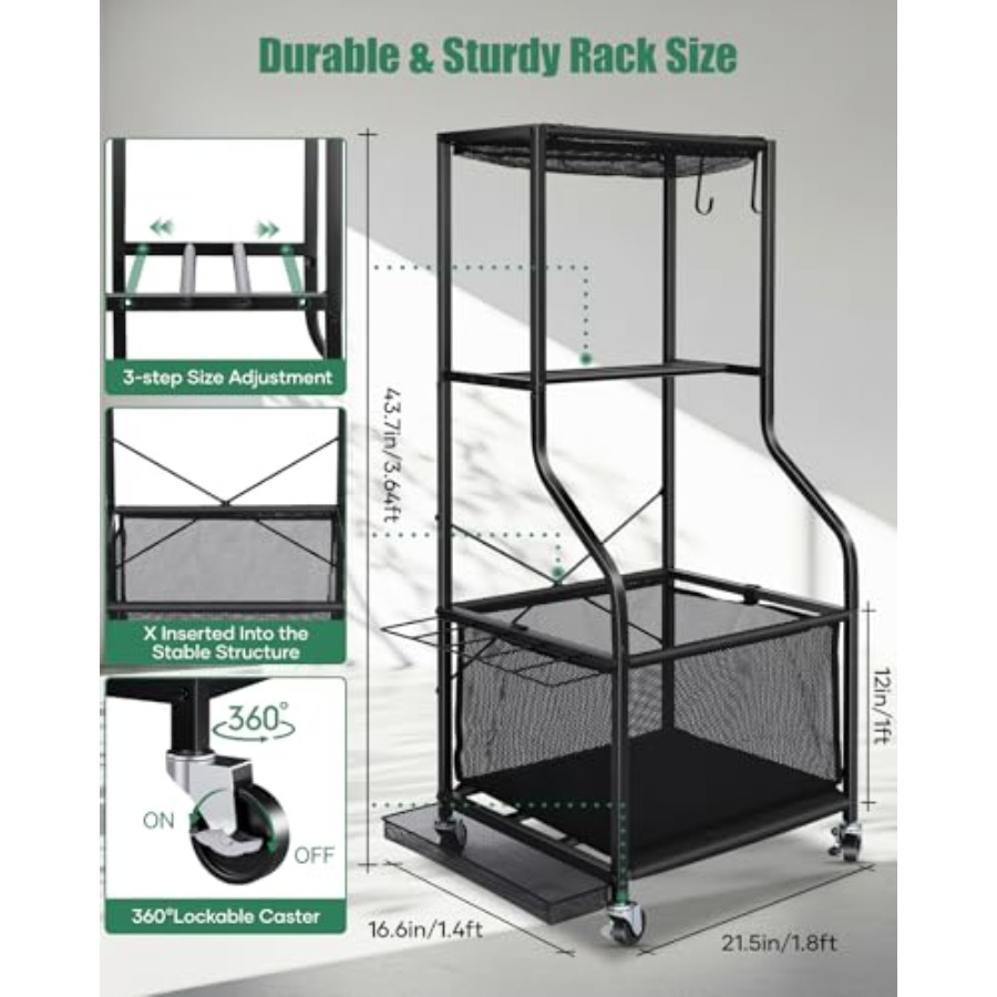 Sports Equipment Garage Organi - Sports Equipment Outdoor Storage recensione e prezzo