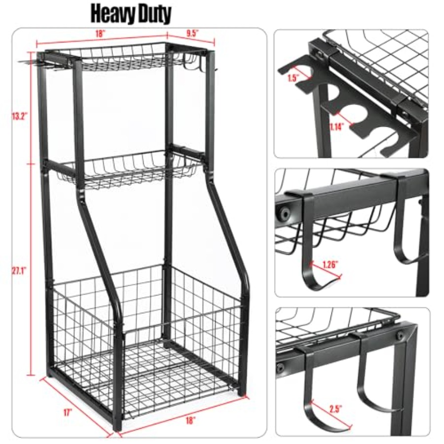 Sports Equipment Organizer for - Sports Equipment Outdoor Storage recensione e prezzo
