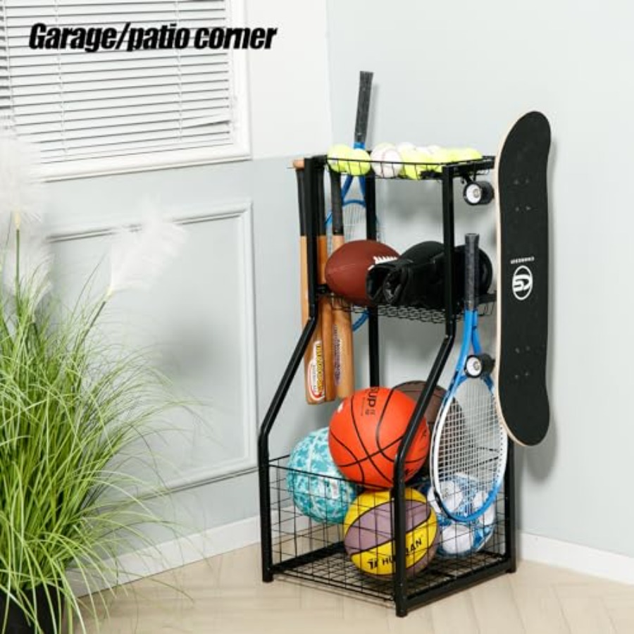 Sports Equipment Organizer for - Sports Equipment Outdoor Storage recensione e prezzo